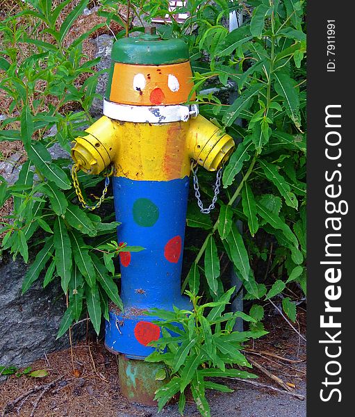 Funny hydrant in Saas Balen