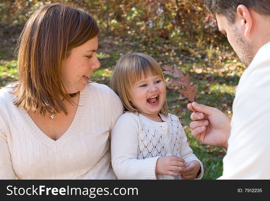 A family enjoying a day at the park