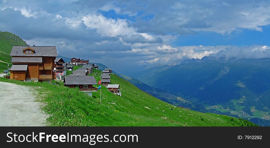 Swiss Village in area Bettmeralp