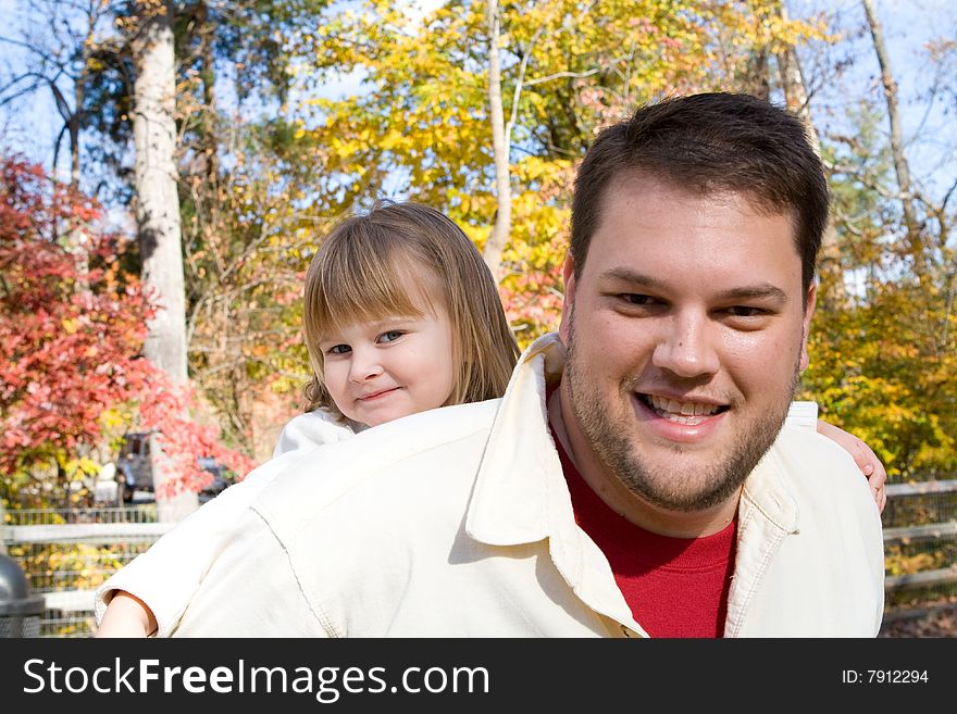 A family enjoying a day at the park