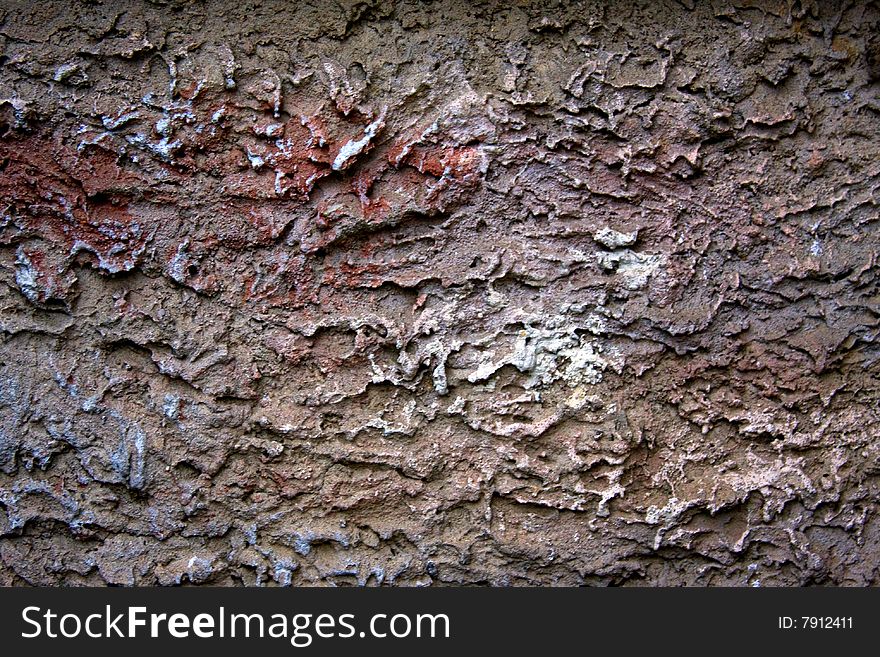 Plaster wall close-up texture pattern background