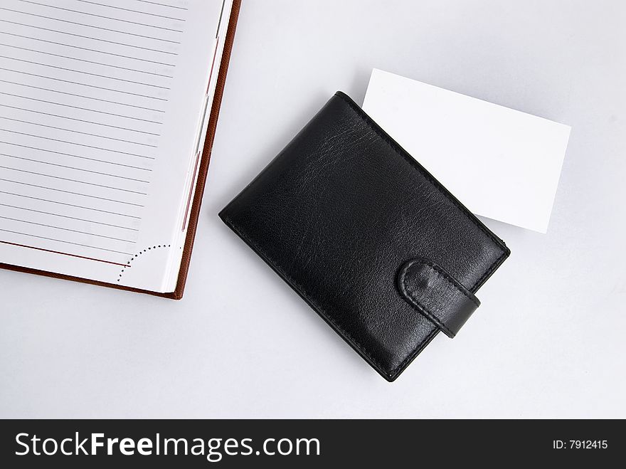 Business Card With Diary And Card Holder