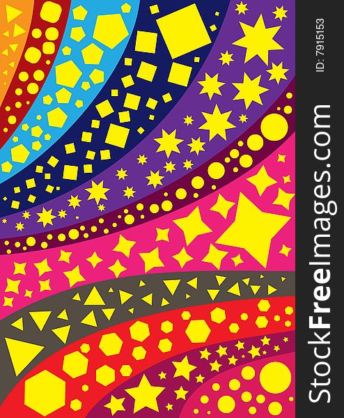 A colorize abstract vector illustration