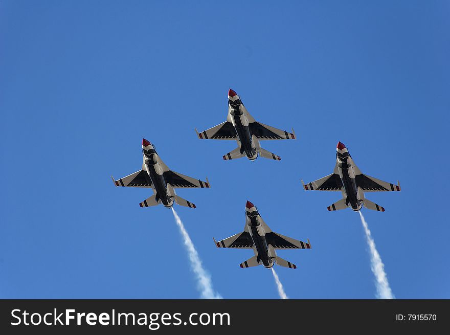 Military Fighter Aircraft Flight Demonstration