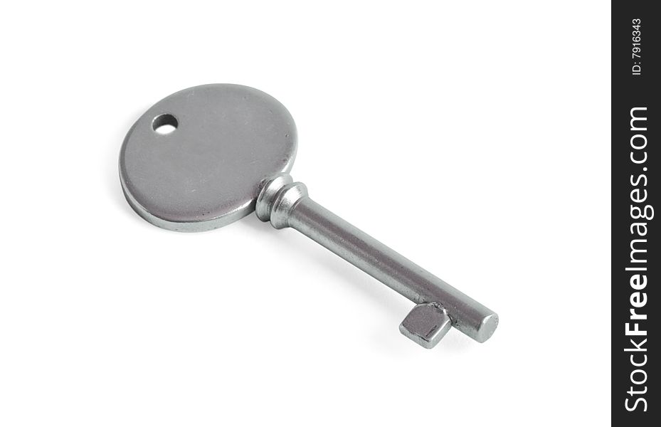 Skeleton Key isolated on White.