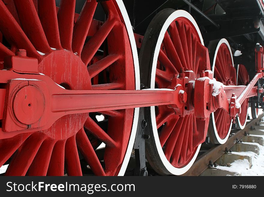 Old steam locomotive