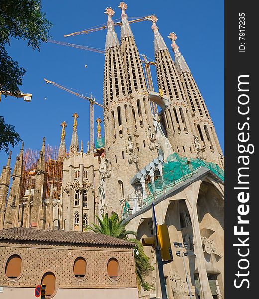 Temple Sagrada Familia- in Barcelona