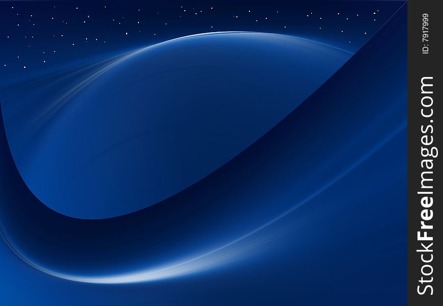 Blue dynamic background with stars. Blue dynamic background with stars