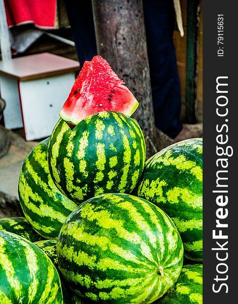 Kirgizstan Market- Watermelon