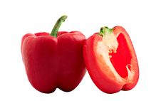 Close Up Of Red Bell Pepper Royalty Free Stock Images Close Up Of Red Bell Pepper Royalty Free Stock Images
