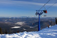 Mountain-skier Lift. Stock Image