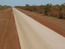 Australian Country Road Royalty Free Stock Photography