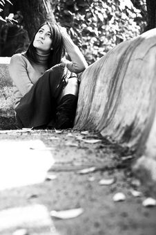 Pensive Woman Royalty Free Stock Images Pensive Woman Royalty Free Stock Images