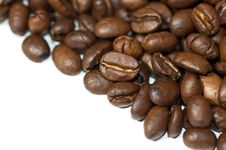 Coffee Beans Isolated On White Royalty Free Stock Photos Coffee Beans Isolated On White Royalty Free Stock Photos