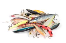 Fishing Lures Royalty Free Stock Photography Fishing Lures Royalty Free Stock Photography