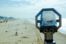 Beach Telescope Royalty Free Stock Images Beach Telescope Royalty Free Stock Images