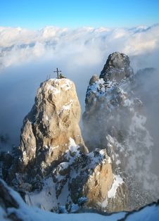 Crag On AyPertri Stock Photo Crag On AyPertri Stock Photo