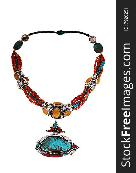 Very beautiful mosaic stones necklace. Very beautiful mosaic stones necklace