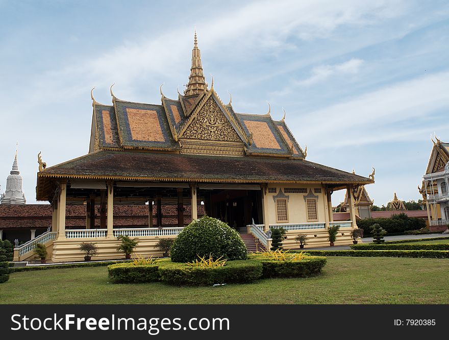 Cambodia's Royal Palace,building of king