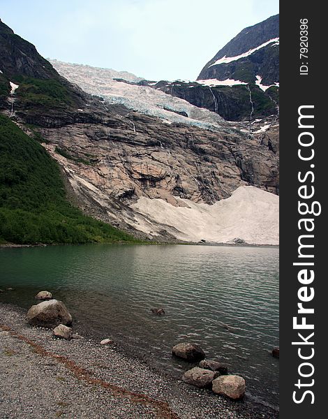Lake And Glacier View
