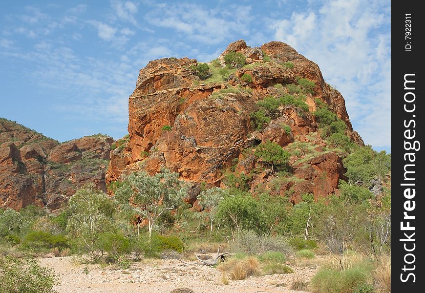 Australian landscape with geological feature of specific red stone. Bungle Bungle national park, Western Australia. Australia. Australian landscape with geological feature of specific red stone. Bungle Bungle national park, Western Australia. Australia