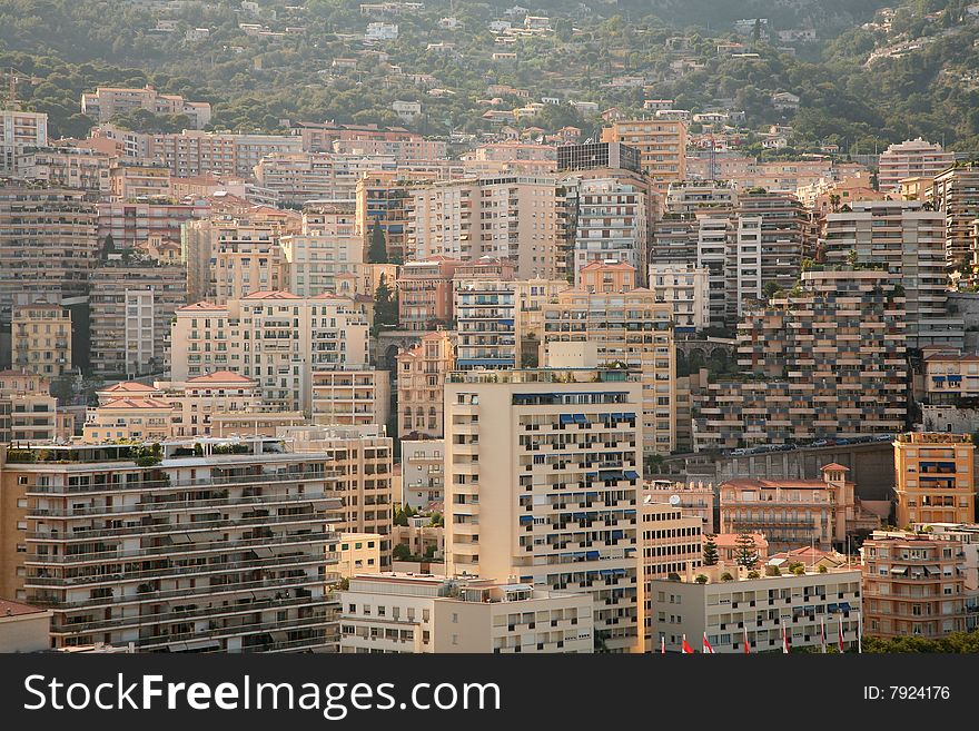 A Lot Of Buildings. Monaco.