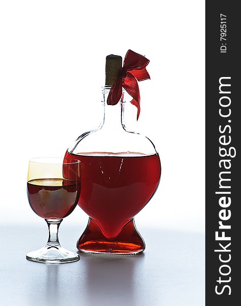 Valentine Day Wineglass