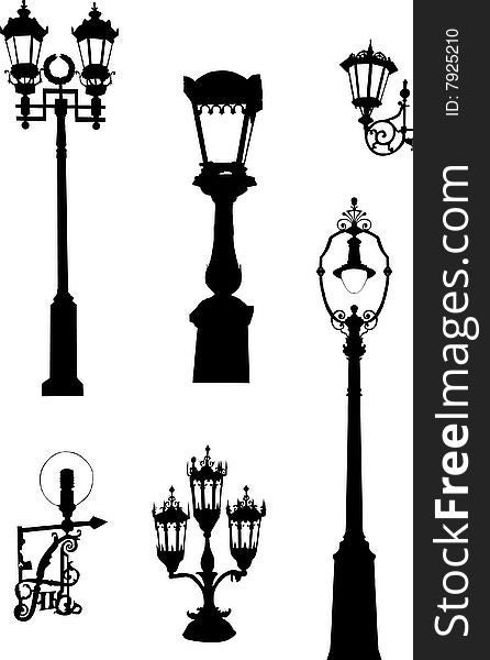 Six Street Lamps Collection