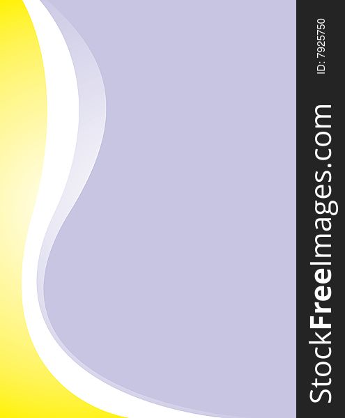 A vector illustration, purple,yellow background