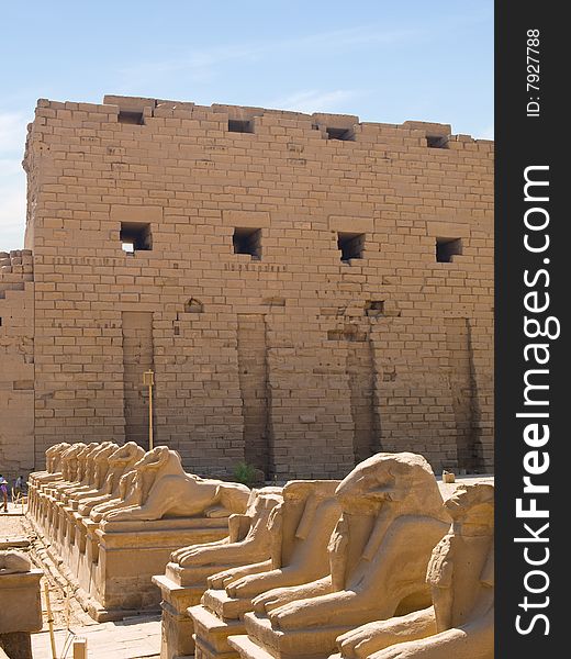 Karnak Temple. Thebes. Egypt series. Karnak Temple. Thebes. Egypt series