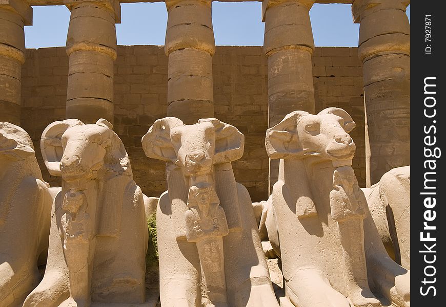 Karnak Temple. Thebes. Egypt series. Karnak Temple. Thebes. Egypt series