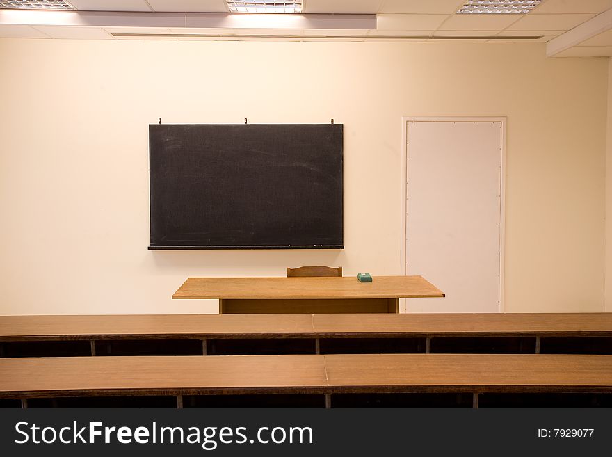 Empty small classroom for students. Empty small classroom for students