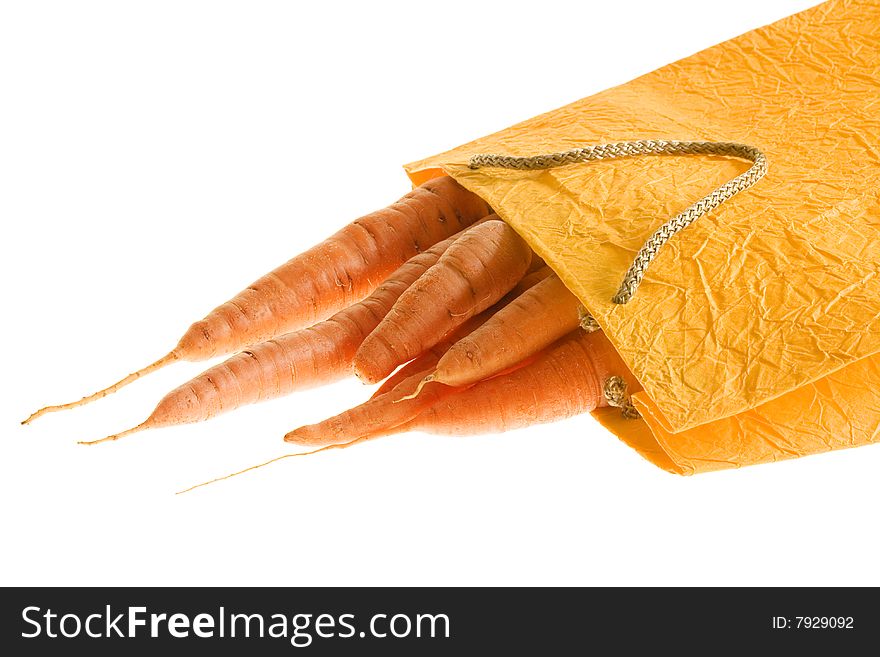 Carrot isolated on white background