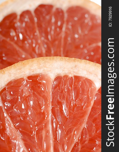 Grapefruit  fruit close up view