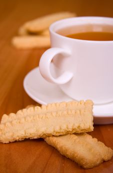 Cup Of Tea And Some Cookies Stock Images Cup Of Tea And Some Cookies Stock Images