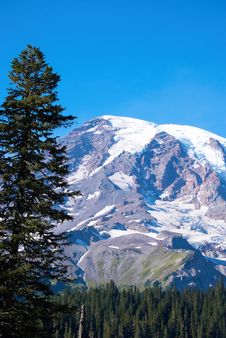 Mountain Rainier National Park. Royalty Free Stock Image Mountain Rainier National Park. Royalty Free Stock Image
