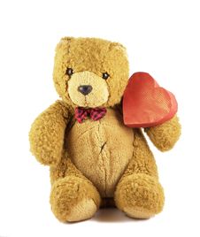 Valentine Teddy Royalty Free Stock Photography