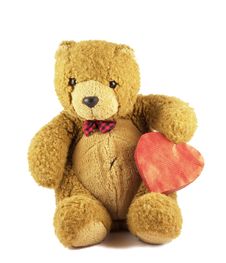 Valentine Teddy Stock Images