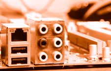 Close-up Mother Board Background Royalty Free Stock Photography Close-up Mother Board Background Royalty Free Stock Photography