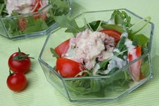 Mixed Salad With Strait Stock Photos Mixed Salad With Strait Stock Photos