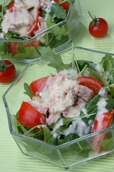 Mixed Salad With Strait Royalty Free Stock Photos Mixed Salad With Strait Royalty Free Stock Photos