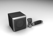 Sound Speaker Stock Image