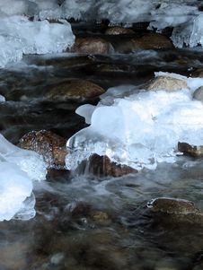 Frozen River Royalty Free Stock Photo Frozen River Royalty Free Stock Photo