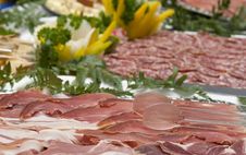 Cutting Spanish Ham And Cured Meat Stock Photography Cutting Spanish Ham And Cured Meat Stock Photography