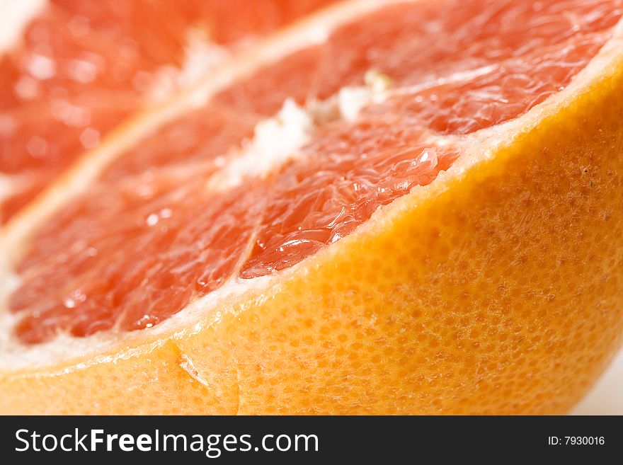 Grapefruit fruit close up view