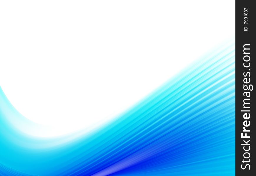 Blue dynamic waves on white background. illustration. Blue dynamic waves on white background. illustration