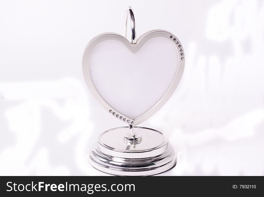 Isolated heart frame for valentine's day celebration. Isolated heart frame for valentine's day celebration