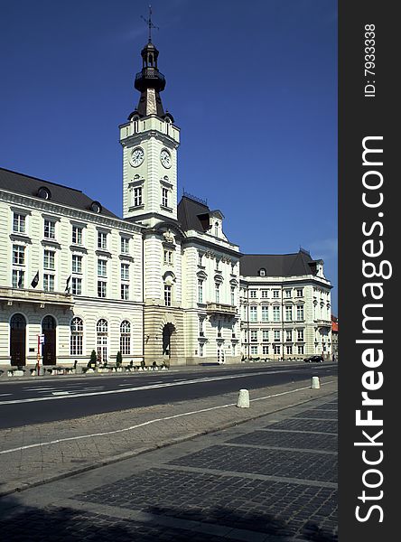 Jablonowski Palace in Warsaw - Poland. Teatralny Square.