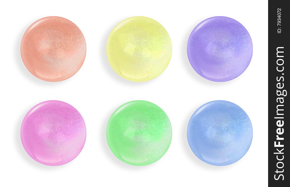 Colored Spakle Glitter Buttons or Balls. Colored Spakle Glitter Buttons or Balls