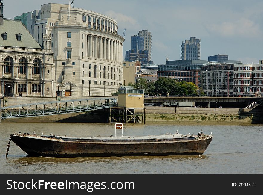 Boats on the Thames